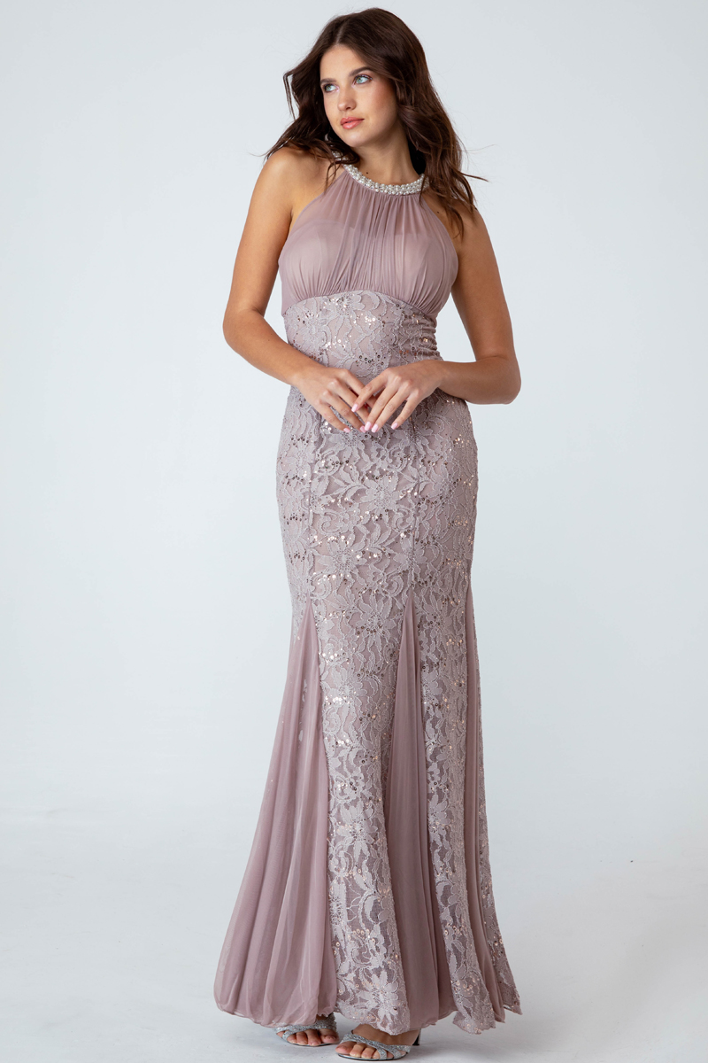 Trumpet/Mermaid Scoop Neck Floor Length Long Dress